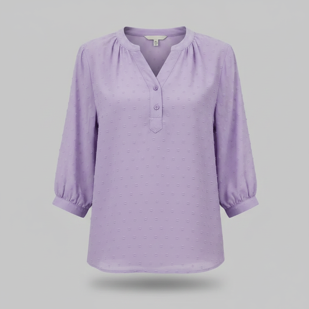 Patchwork Bluse Damen | Modische Weiße Bluse für Freizeit
