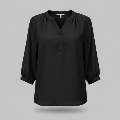 Patchwork Bluse Damen | Modische Weiße Bluse für Freizeit