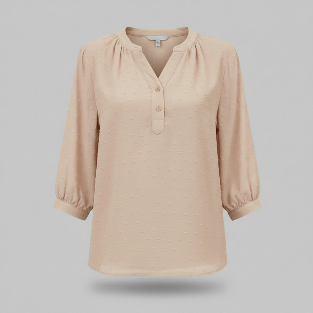 Patchwork Bluse Damen | Modische Weiße Bluse für Freizeit