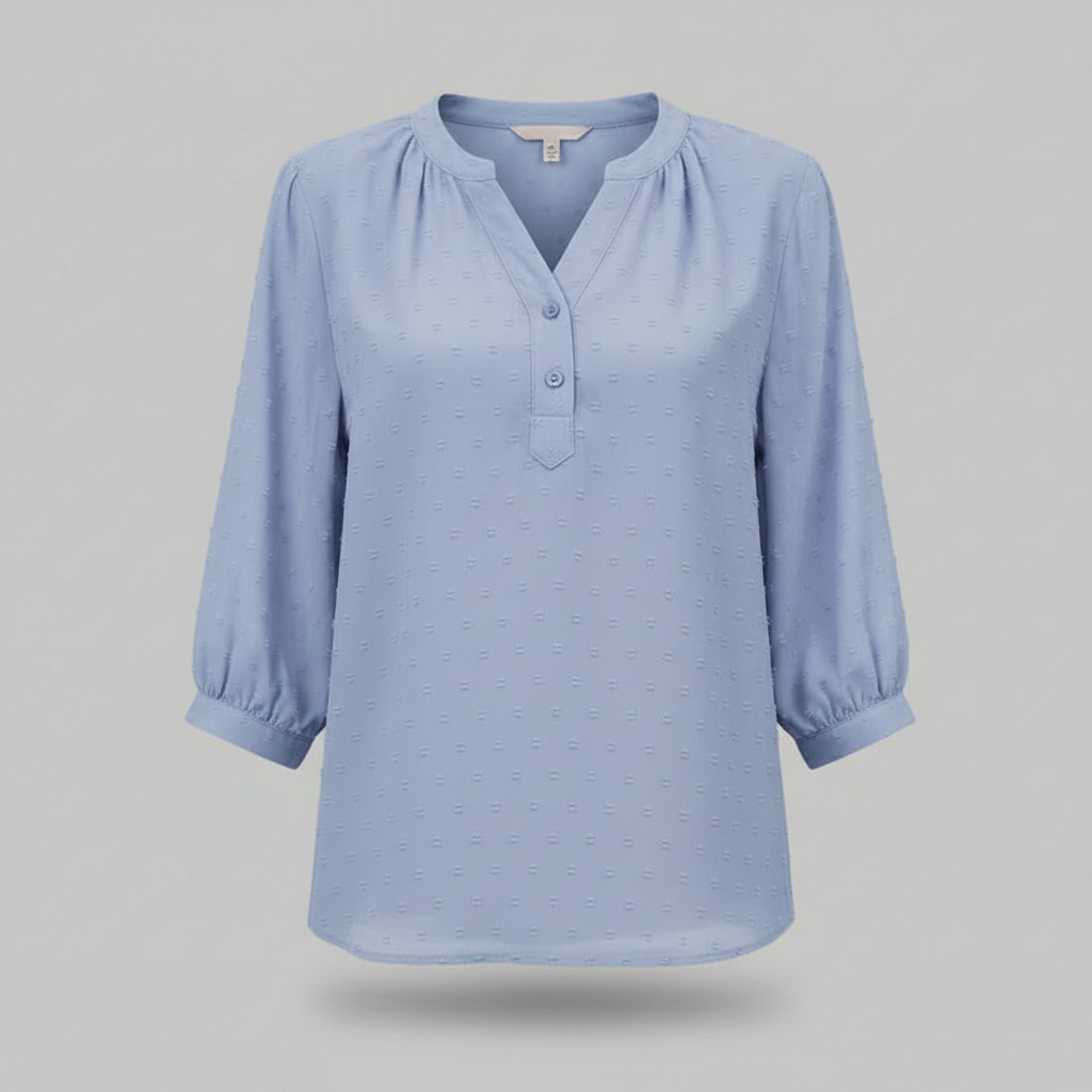 Patchwork Bluse Damen | Modische Weiße Bluse für Freizeit