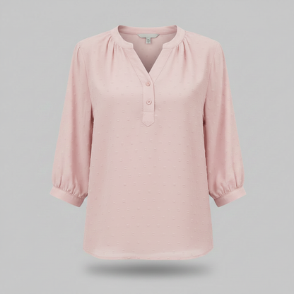 Patchwork Bluse Damen | Modische Weiße Bluse für Freizeit