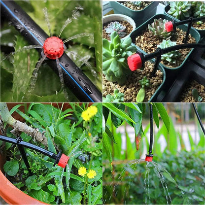 Bewässerungstropfer 100er-Set – Verstellbar & Tropfbewässerung