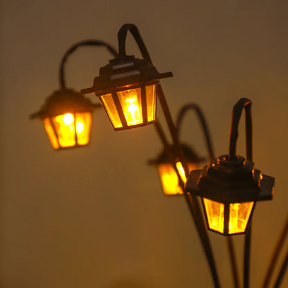 Retro Solar-Gartenlaterne – 6 LED Warmweiß & IP44 Outdoor