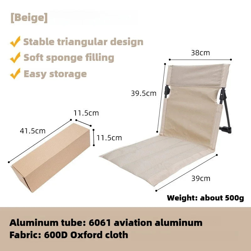 Camping-Klappstuhl Ultraleicht – Gepolstert & Faltbar Outdoor