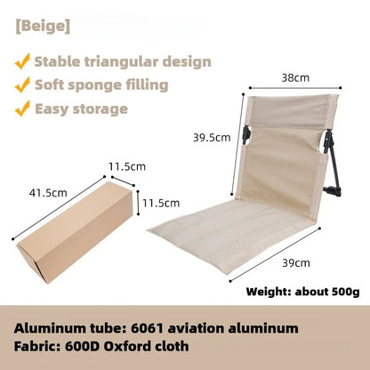 Camping-Klappstuhl Ultraleicht – Gepolstert & Faltbar Outdoor