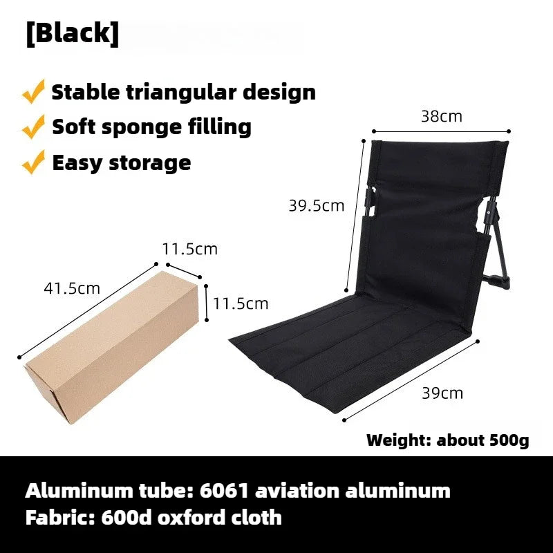 Camping-Klappstuhl Ultraleicht – Gepolstert & Faltbar Outdoor
