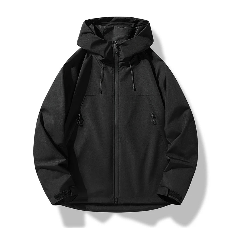 Herren Hardshell Jacke Wasserdicht – Winddicht, Kapuze & Outdoor