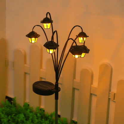 Retro Solar-Gartenlaterne – 6 LED Warmweiß & IP44 Outdoor