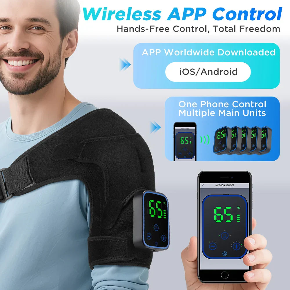 Gelenk-Massagegerät 3-in-1 Elektrisch – Infrarotwärme & App-Steuerung