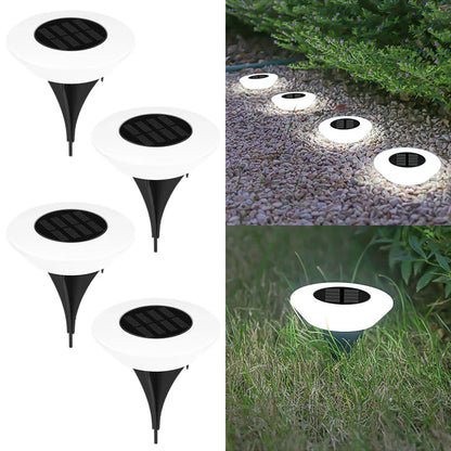Solar-Bodenleuchte 4er-Set – 14 LED & 360° Bodenstrahler