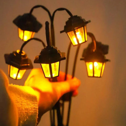Retro Solar-Gartenlaterne – 6 LED Warmweiß & IP44 Outdoor