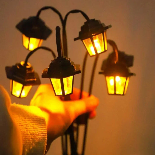 Retro Solar-Gartenlaterne – 6 LED Warmweiß & IP44 Outdoor