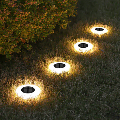 Solar-Bodenleuchte 4er-Set – 14 LED & 360° Bodenstrahler