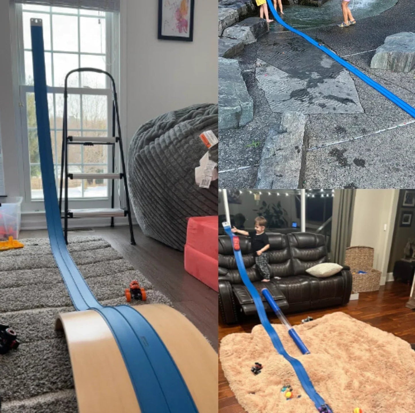 Kinder Spielbahn Flexibel – Fahrzeuge Kreativ & Aufrollbar