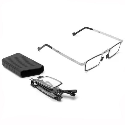 Faltbare Lesebrille – Kompakt Taschenformat & Federscharnier