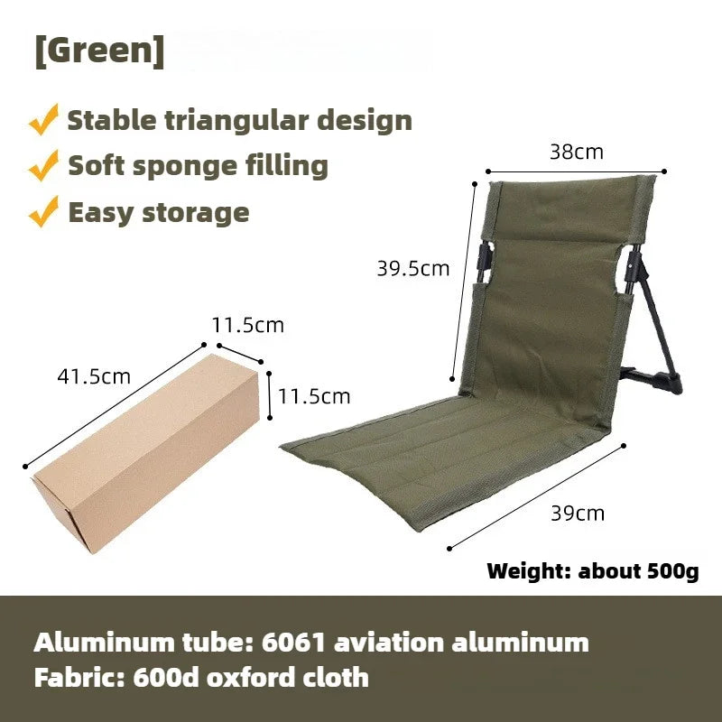 Camping-Klappstuhl Ultraleicht – Gepolstert & Faltbar Outdoor