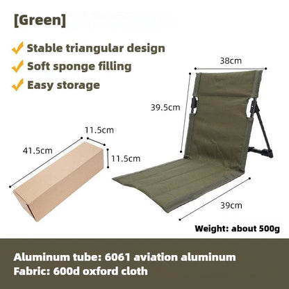 Camping-Klappstuhl Ultraleicht – Gepolstert & Faltbar Outdoor