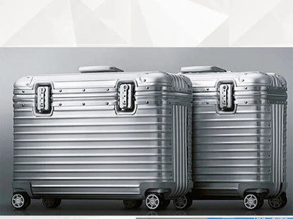 Hartschalenkoffer Aluminium-Magnesium – Leicht TSA-Schloss & 4 Rollen