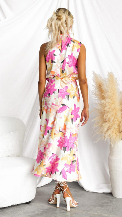 Halterneck Kleid Damen Hochzeitsgast – Neckholder Ausschnitt & Elegant