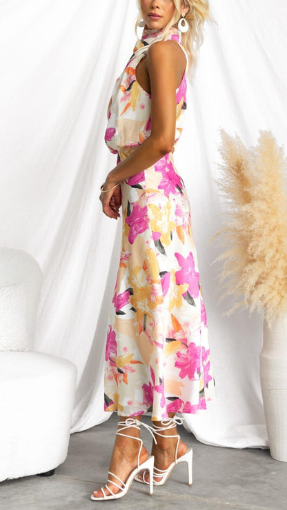 Halterneck Kleid Damen Hochzeitsgast – Neckholder Ausschnitt & Elegant