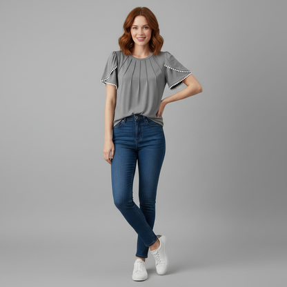 Vanessa | Damen Bluse aus Baumwolle