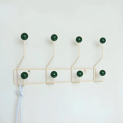 Wandgarderobe Mid-Century – Gusseisen 3–4 Haken & Flur