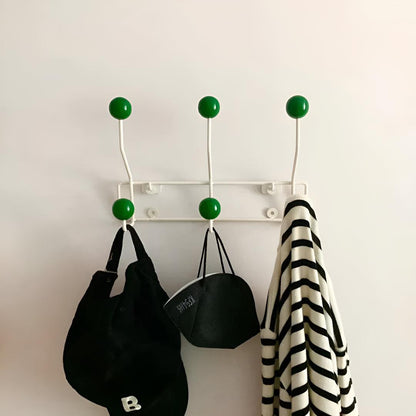 Wandgarderobe Mid-Century – Gusseisen 3–4 Haken & Flur