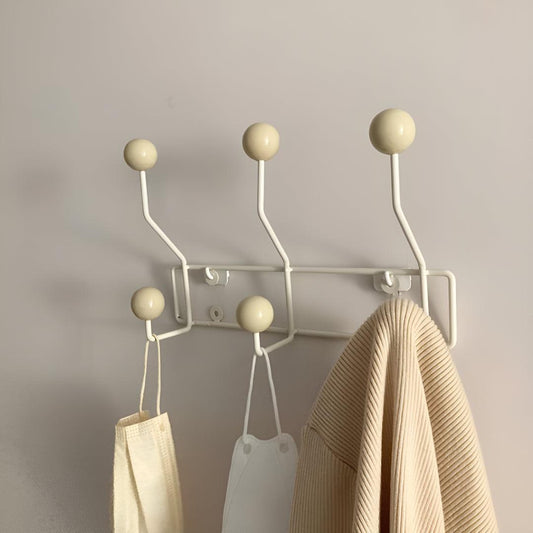 Wandgarderobe Mid-Century – Gusseisen 3–4 Haken & Flur