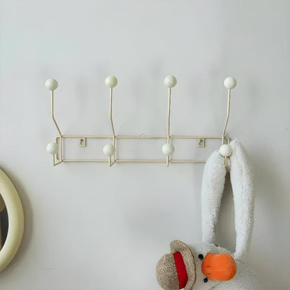 Wandgarderobe Mid-Century – Gusseisen 3–4 Haken & Flur