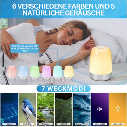 Wake-up-Light – Naturklänge Lichtwecker & Sonnenaufgangssimulation