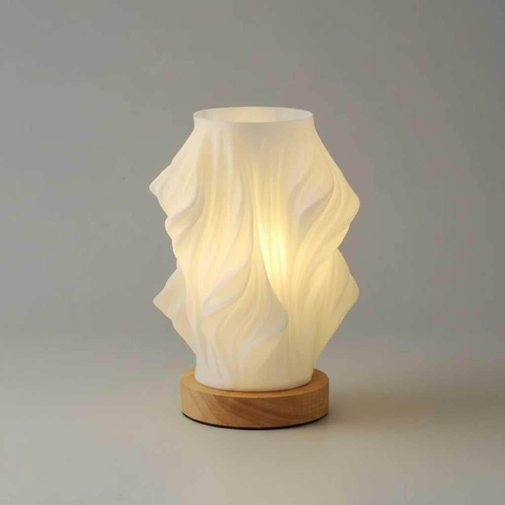 Wavecrest | Moderne Tischlampe mit Wellenförmigem Design