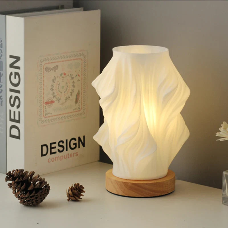 Wavecrest | Moderne Tischlampe mit Wellenförmigem Design 5