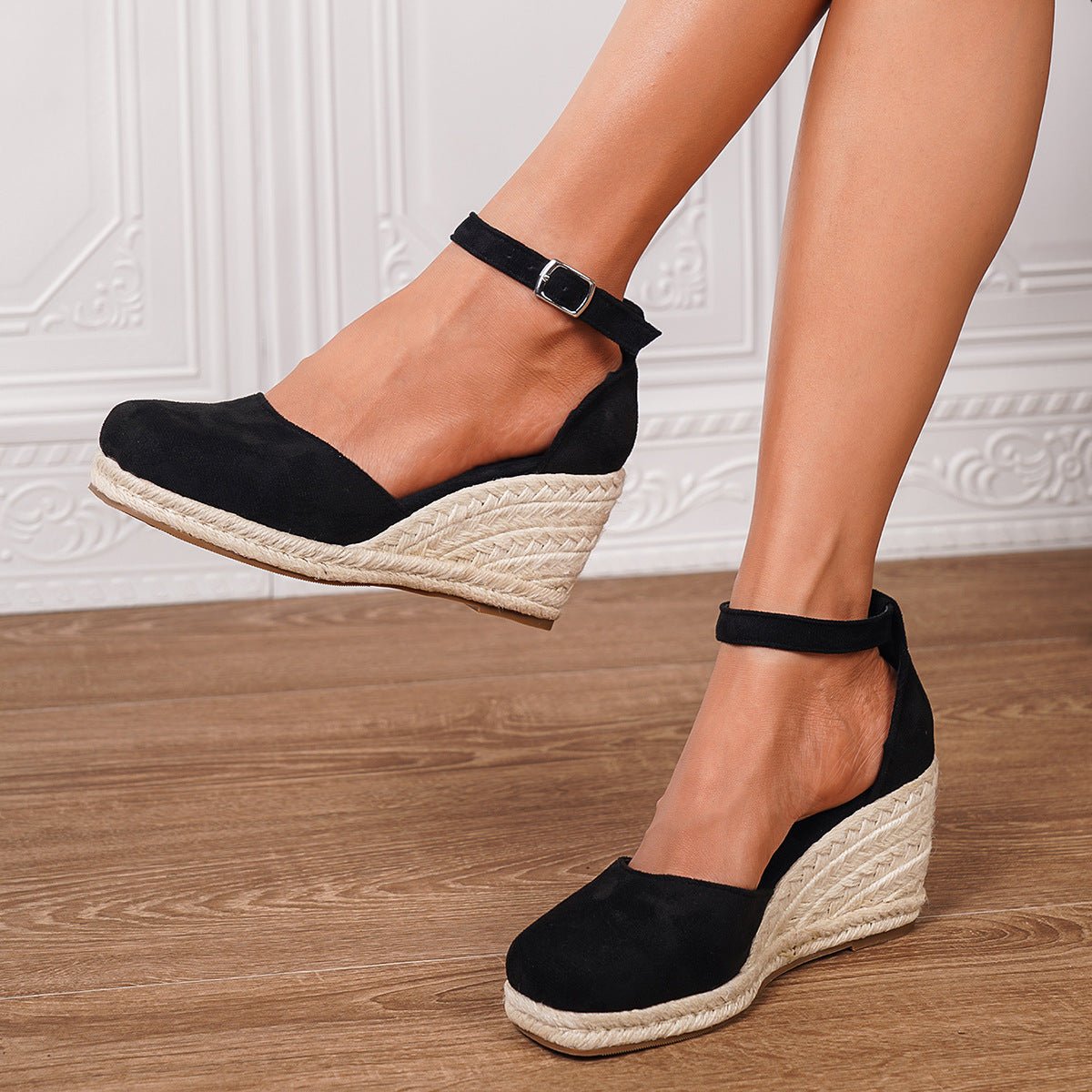 Anna | Damen Keilsandalen – Knöchelschnalle, Bequem & Sommerlich