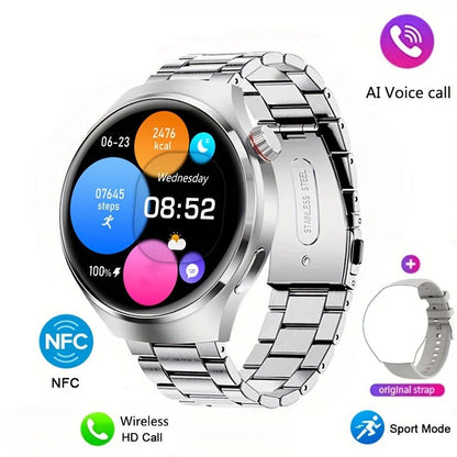 Herren Smartwatch NFC – Gesundheitstracking Bluetooth & Sportmodus