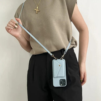 Crossbody-Handyhülle Leder – Schultertasche Damen & Herren