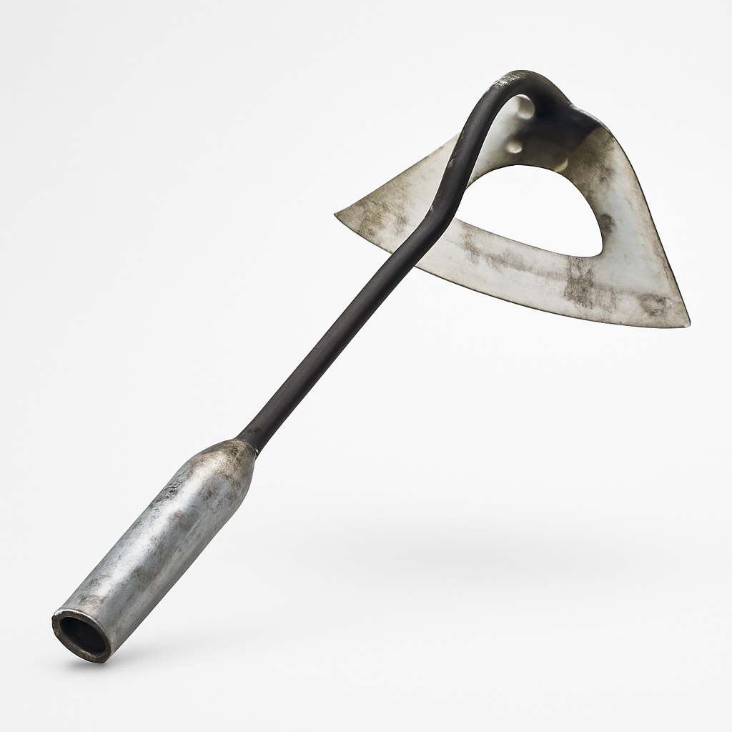 Unkrautstecher mit Hohlklinge – Geschmiedeter Stahl 32 cm