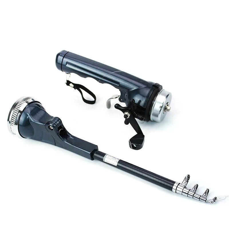 Teleskop-Angelrute 134 cm – Mit Integrierter Rolle