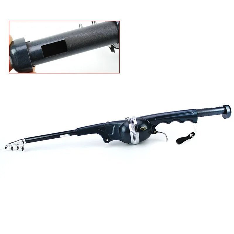 Teleskop-Angelrute 134 cm – Mit Integrierter Rolle