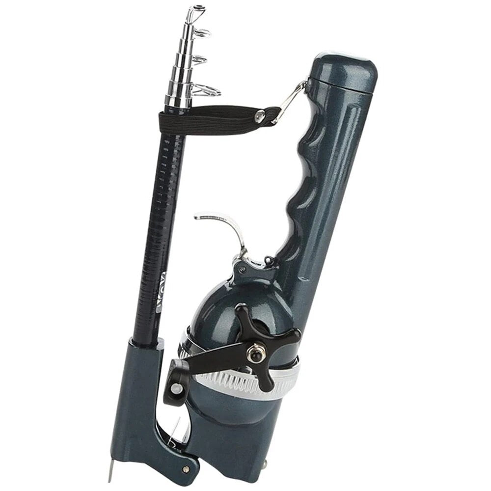Teleskop-Angelrute 134 cm – Mit Integrierter Rolle