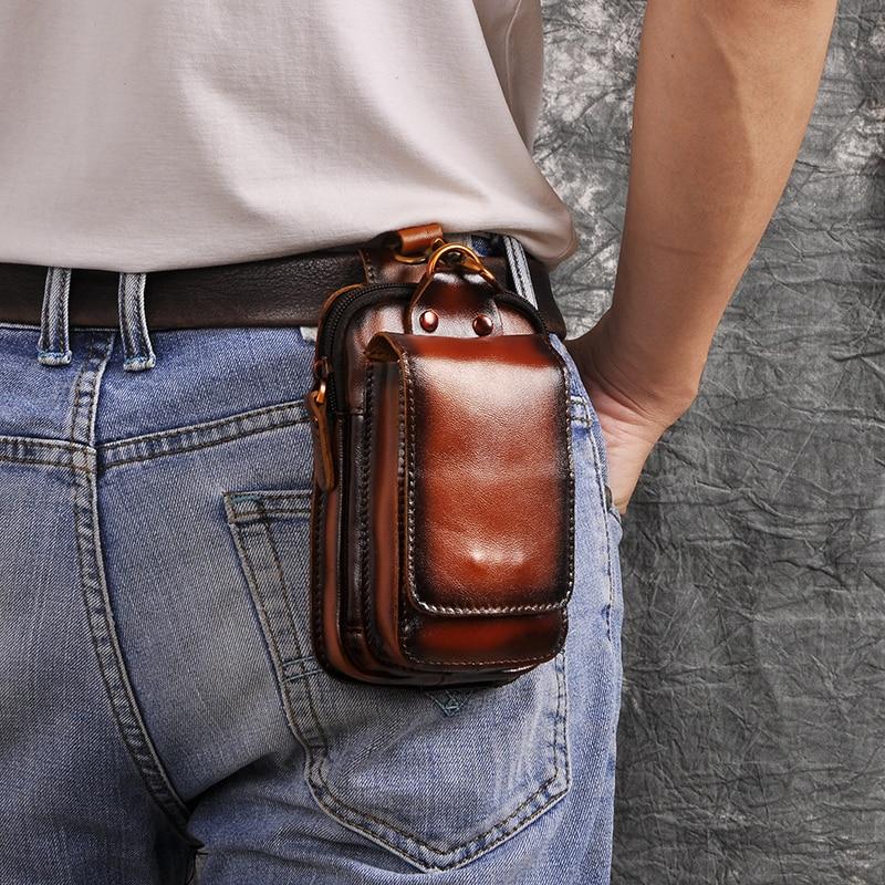 Herren Gürteltasche Echtleder – Crossbody Multifach & Robust