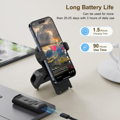 Smartphone-Griff mit Bluetooth-Fernauslöser – 180° Halterung