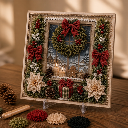 3D Stoff Bastelset Weihnachten – Vorgestanzt, Ohne Nähen & 6 Motive – Bild 2