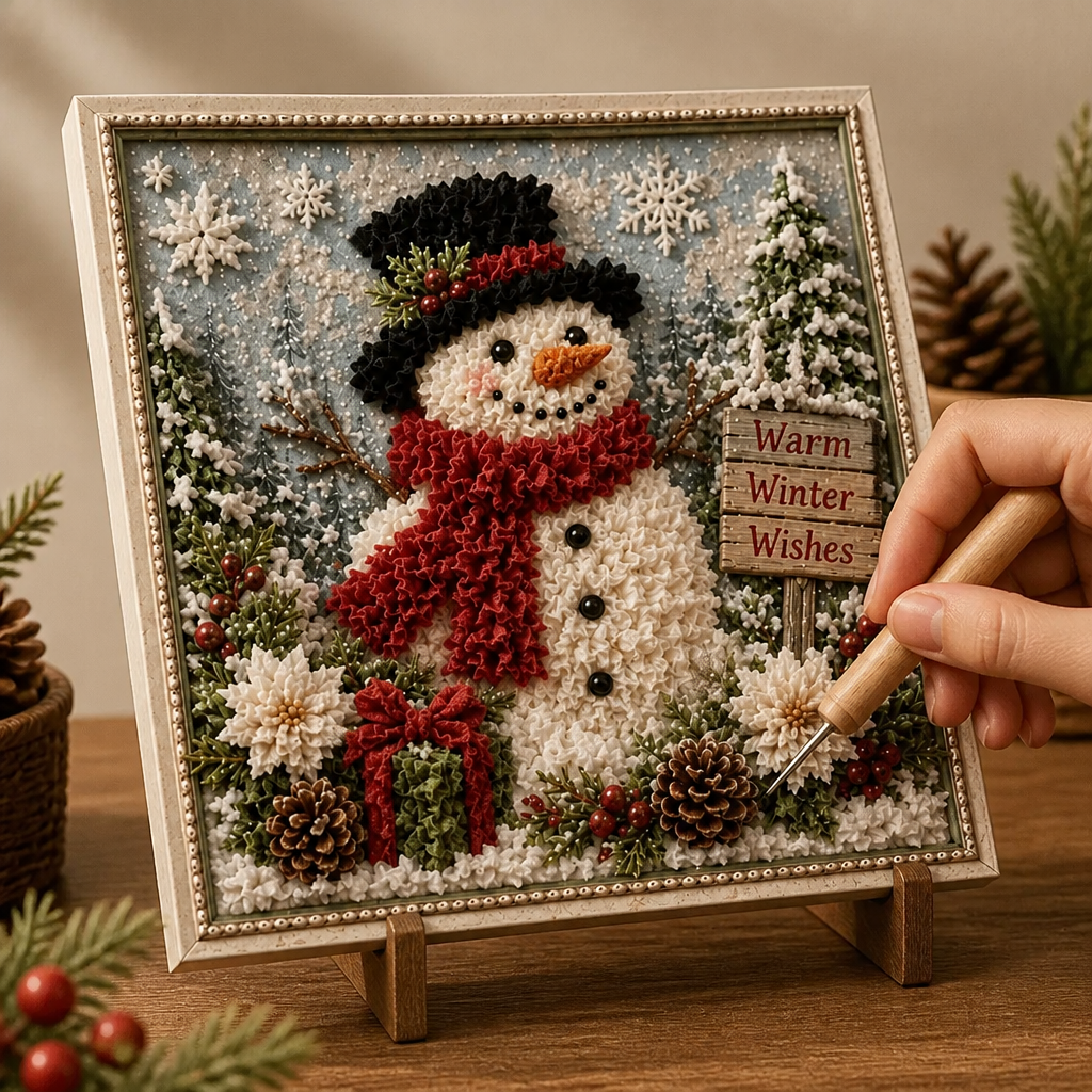 3D Stoff Bastelset Weihnachten – Vorgestanzt, Ohne Nähen & 6 Motive – Bild 3