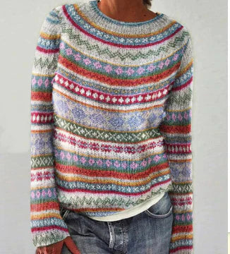 Strickpullover Damen Rundhals – Alltagstauglich, Warm & Dehnbar