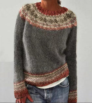 Strickpullover Damen Rundhals – Alltagstauglich, Warm & Dehnbar