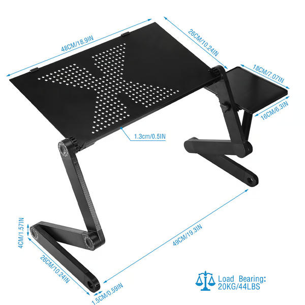 Laptopständer 360° Ergonomisch – Höhenverstellbar Faltbar & Stabil