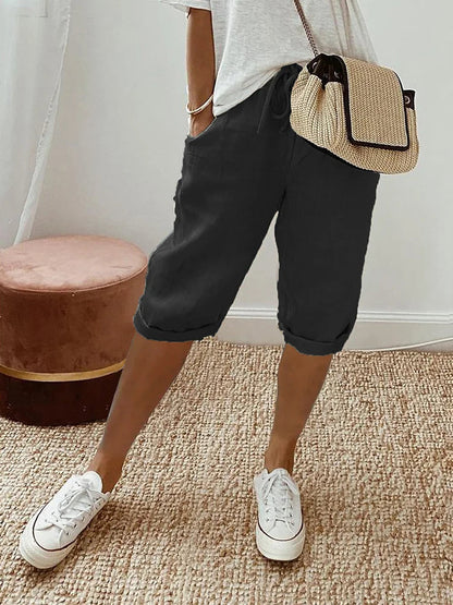 Damen Caprihose Lässig – Stretch Bequem & Sommerstyle