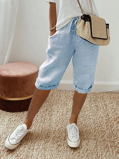 Damen Caprihose Lässig – Stretch Bequem & Sommerstyle