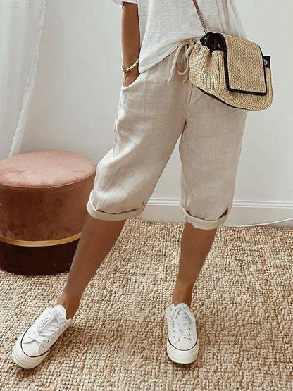 Damen Caprihose Lässig – Stretch Bequem & Sommerstyle