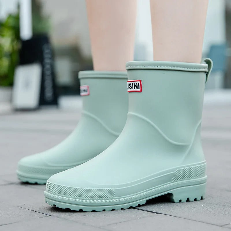 Damen Gummistiefel Halbschaft – Wasserdicht Rutschfest & Stylisch